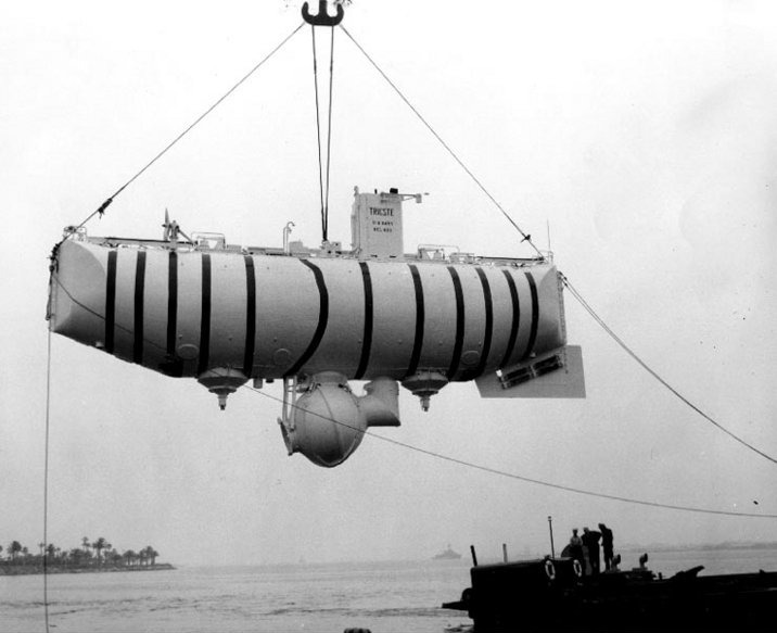 The TRIESTE was acquired by the US Navy for Project Nekton.