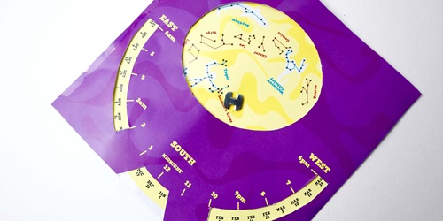 How to make a paper planisphere