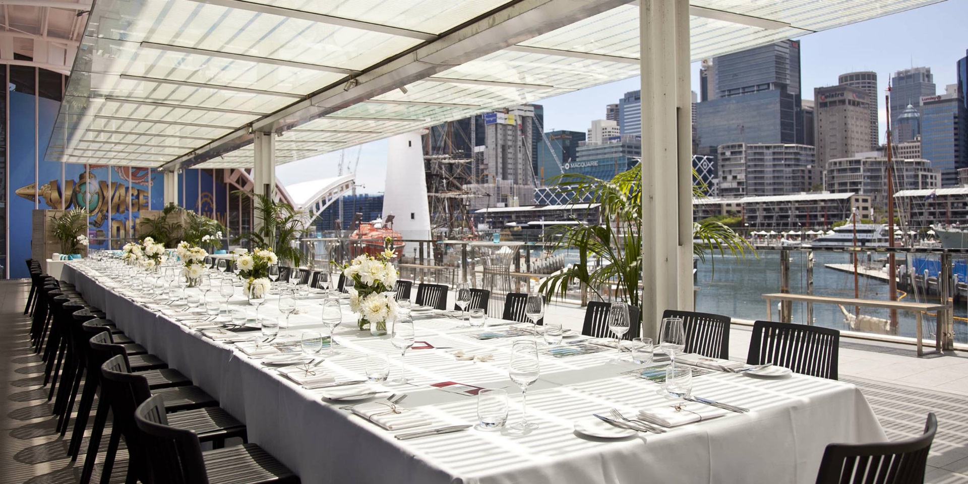 Ben Lexcen Terrace, perfect for your next banquet with a stunning view