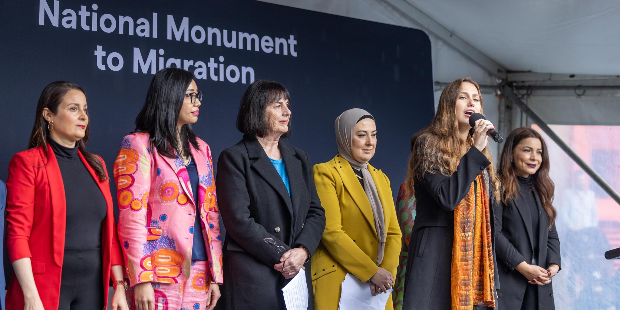 Monument to migration 2024 May unveiling