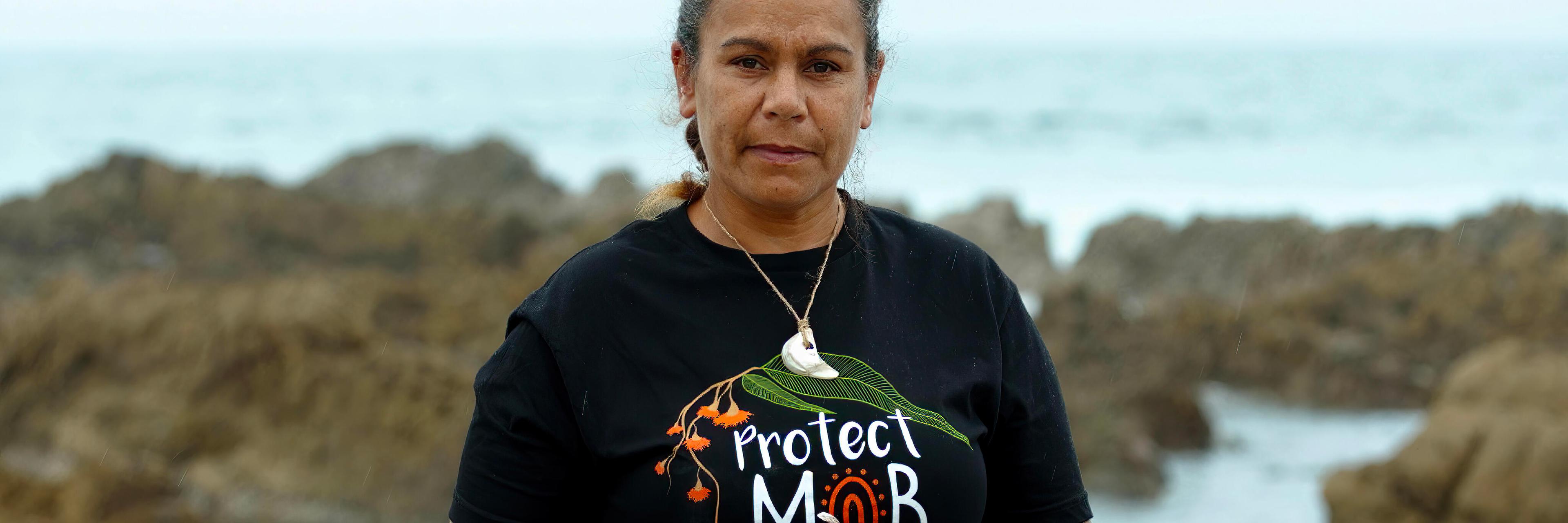 Portrait of Sharon Mason at Narooma