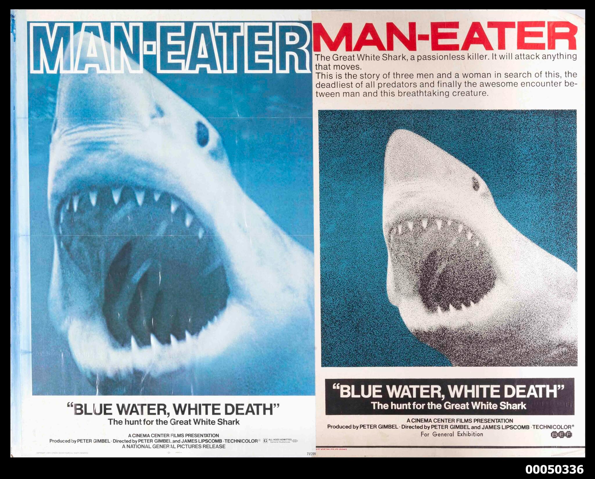 Blue Water, White Death The Hunt of the Great White Shark poster