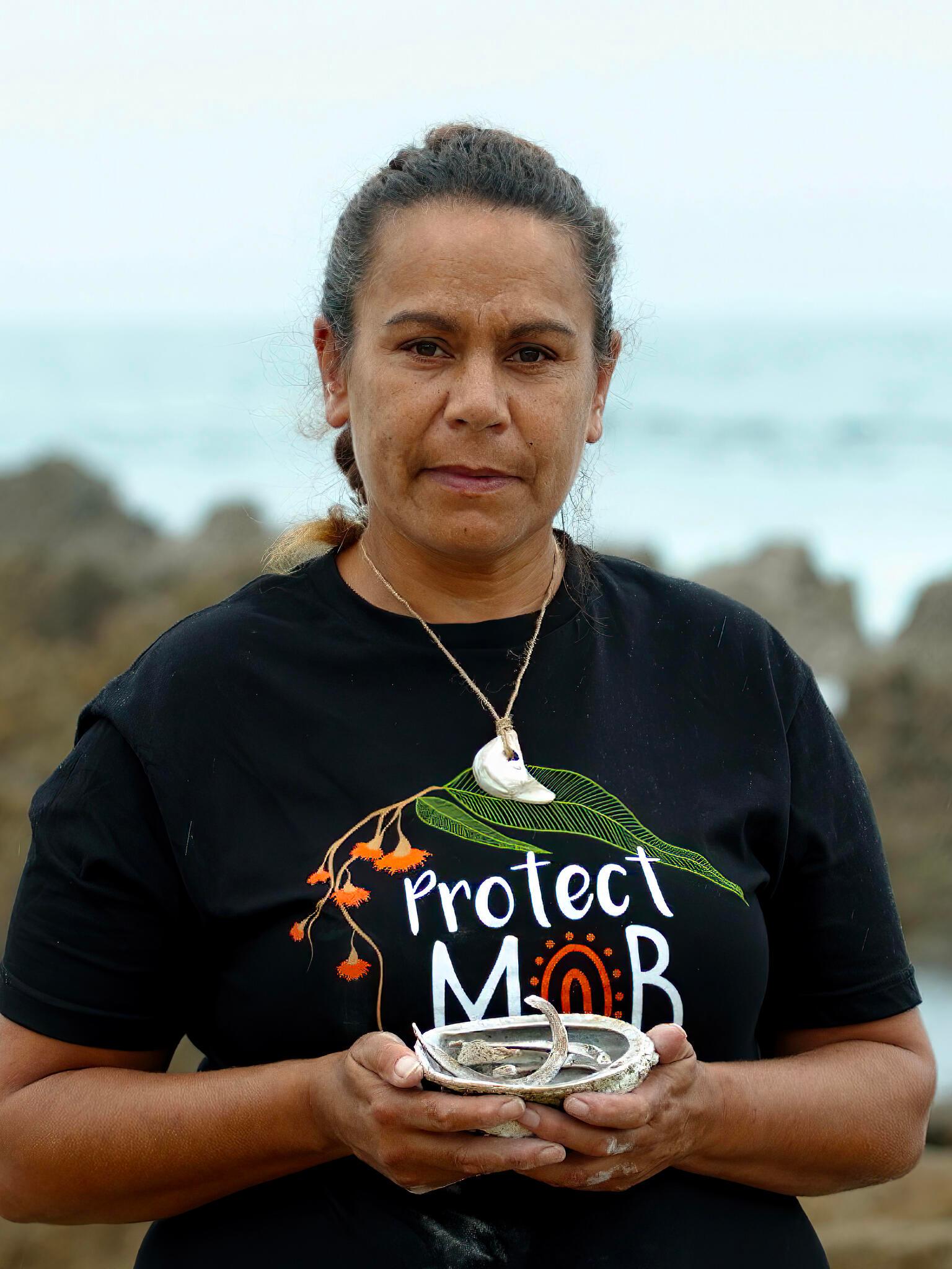 Portrait of Sharon Mason at Narooma