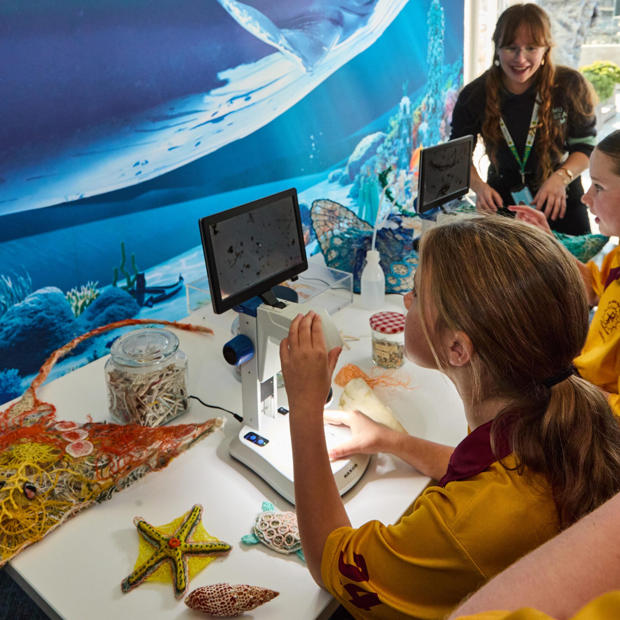 Students from St John the Baptist Freshwater in Ocean Science education program